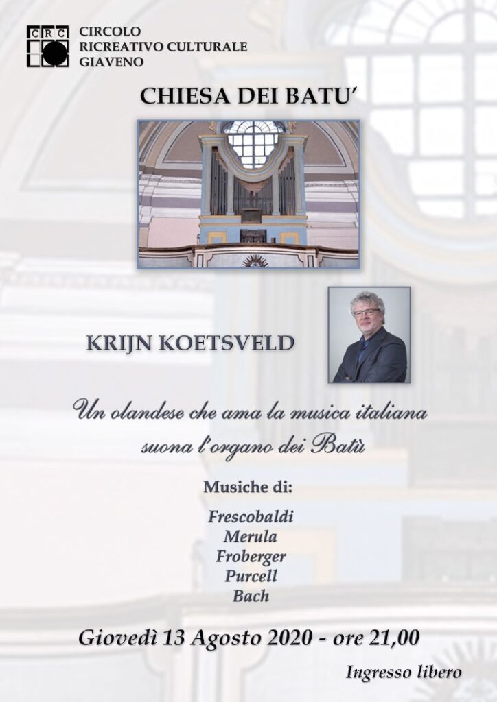 KRIIN KOETSVELD - Giovedì 13 Agosto 2020 - ore 21,00