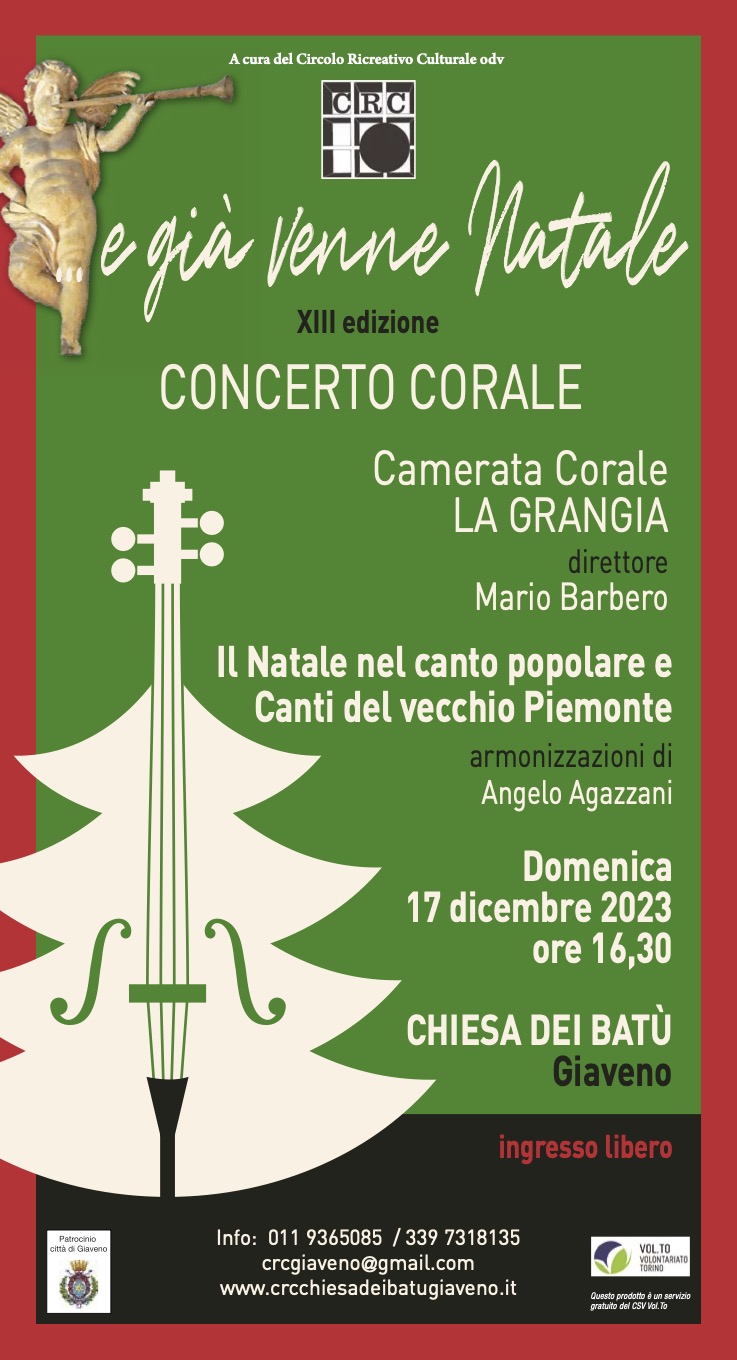 I concerti della chiesa dei Batù - Già venne Natale XIII edizione 2023