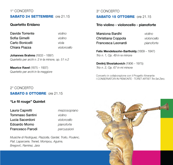 I concerti della chiesa dei Batù - SETTEMBRE-OTTOBRE 2022 - 52a Edizione GIAVENO