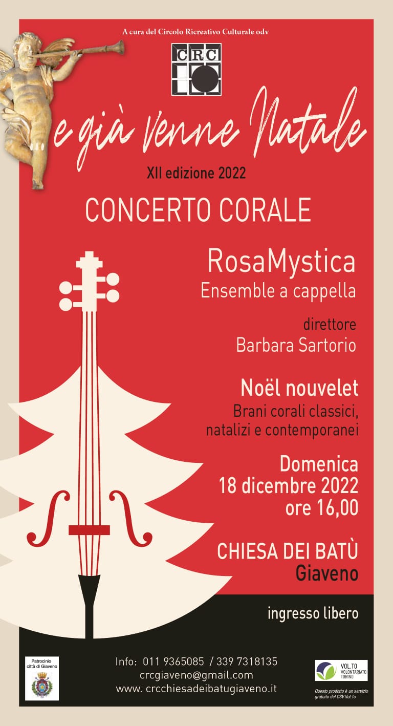 I concerti della chiesa dei Batù - Già venne Natale XII edizione 2022